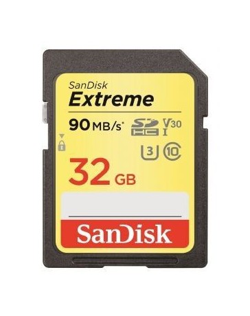 SanDisk Extreme Tarjeta SDHC UHS-I De 32GB (SDSDXVE-032G) [Más Nuevo] - Envío Gratuito