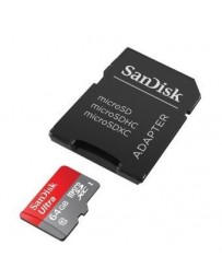 SanDisk Memoria Flash Ultra, 32GB microSDHC UHS-I Clase 10, con Adaptador - Envío Gratuito