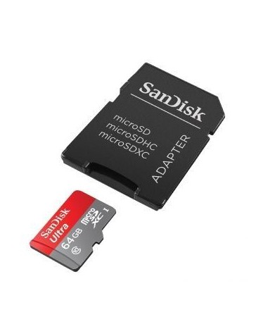 SanDisk Memoria Flash Ultra, 32GB microSDHC UHS-I Clase 10, con Adaptador - Envío Gratuito