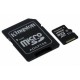 Kingston Memoria Flash, 128GB microSDXC Clase 10 UHS-I, con Adaptador SD - Envío Gratuito