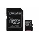 Kingston Memoria Flash, 128GB microSDXC Clase 10 UHS-I, con Adaptador SD - Envío Gratuito