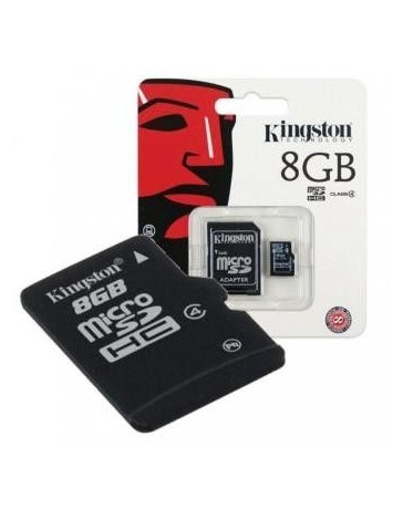 Memoria Micro SD HC 8 GB Kingston - Envío Gratuito