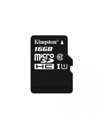 Memoria Micro SDHC 16GB Kingston SDC10G2 16GB Clase 10 con Adaptador - Envío Gratuito