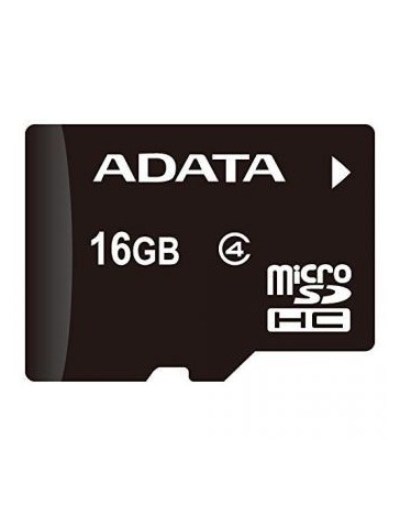 Memoria microSD 16GB Adata Ausdh16gcl4-Ra1 Class4 Adaptador - Envío Gratuito
