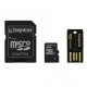 Memoria Micro SDHC 8GB Kingston MBLY4G2 8GB Clase 4 con Adaptador - Envío Gratuito