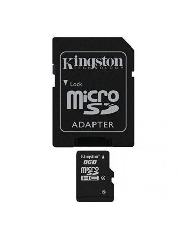 Memoria Micro SDHC 8GB Kingston Sdc4 8GB Negro - Envío Gratuito