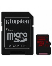 Memoria Micro SDXC 128 GB Cl 10 Cadapt SDCA3128GB Kingston - Envío Gratuito