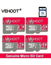Tarjeta de memoria VEHOOT Micro SD Memories 8GB 16GB 32GB 64GB Clase 10 SDHC-rojo - Envío Gratuito