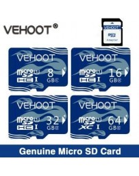 Tarjeta de memoria VEHOOT Micro SD Memories 8GB 16GB 32GB 64GB Clase 10 SDHC-azul - Envío Gratuito