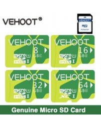 Tarjeta de memoria VEHOOT Micro SD Memories 8GB 16GB 32GB 64GB Clase 10 SDHC-verde - Envío Gratuito