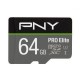 Nuevo Pny Pro Elite 64gb 95mbs Micro Sd Microsd Memoria 4k U3 - Envío Gratuito