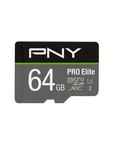 Nuevo Pny Pro Elite 64gb 95mbs Micro Sd Microsd Memoria 4k U3 - Envío Gratuito