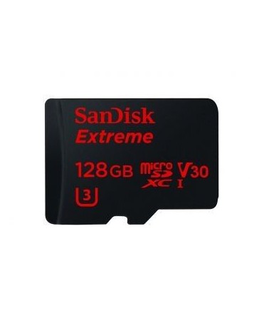 SanDisk Extreme Tarjeta MicroSDXC UHS-I De 128GB Con Adaptador - Envío Gratuito