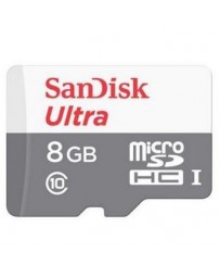 Alta capacidad Tarjeta de memoria micro SDHC SanDisk 8GB Velocidad 48Ms Blanco - Envío Gratuito