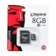 Memoria Micro SD Kingston Clase 4 8GB-Negro - Envío Gratuito