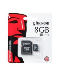 Memoria Micro SD Kingston Clase 4 8GB-Negro - Envío Gratuito