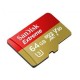 SanDisk Extreme Tarjeta MicroSDXC UHS-I De 64GB Con Adaptador - Envío Gratuito