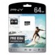 Pny Pro Elite 64gb 95mbs Micro Sd Microsd Memoria 4k U3 - Envío Gratuito