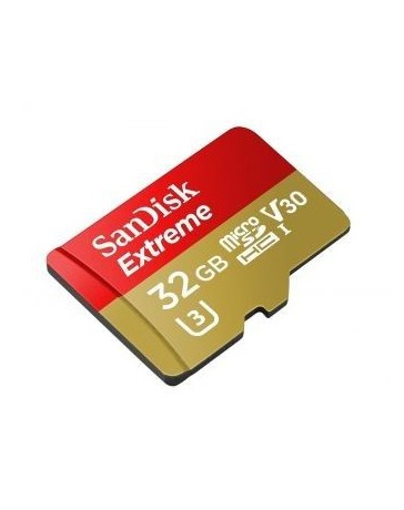 Tarjeta SanDisk Extreme De 32GB MicroSDHC UHS-I Con Adaptador (SDSQXVF-032G - Envío Gratuito