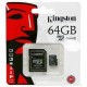 Memoria Micro Sd Hc I 64gb Kingston Clase 10 Ultra Mobile - Envío Gratuito