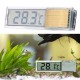 Temperatura De LED Digital Transparente Mini Medidor Termómetro Para Acuario Peces Tanque Plata - Envío Gratuito
