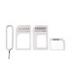 Adaptador SIM 3 en 1 para iPhone Samsung LG Etc Compatible Todas Las Marcas - Envío Gratuito