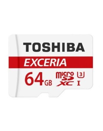 Micro SDXC Card Toshiba M301-exceria 64gb Con Adaptador - Envío Gratuito