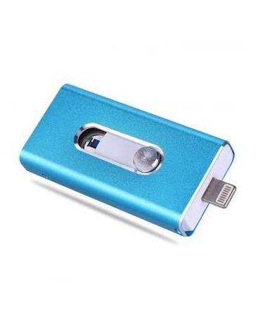 IPhone Del Disco De U OTG 16G La Ampliación De Espacio De Almacenamiento IPhoneiPad-Azul - Envío Gratuito
