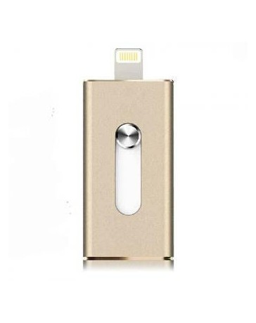 IPhone Del Disco De U OTG 32G La Ampliación De Espacio De Almacenamiento IPhoneiPad-Dorado - Envío Gratuito