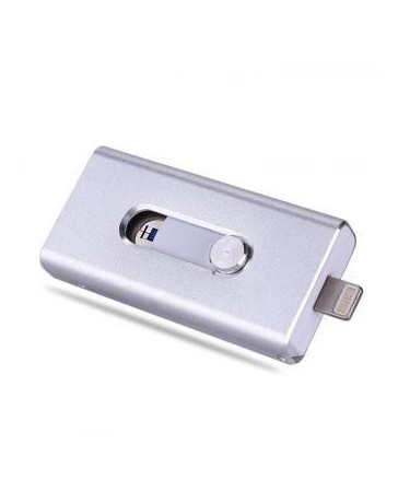 IPhone Del Disco De U OTG 32G La Ampliación De Espacio De Almacenamiento IPhoneiPad-Plateado - Envío Gratuito