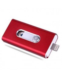 IPhone Del Disco De U OTG 32G La Ampliación De Espacio De Almacenamiento IPhoneiPad-Rojo - Envío Gratuito
