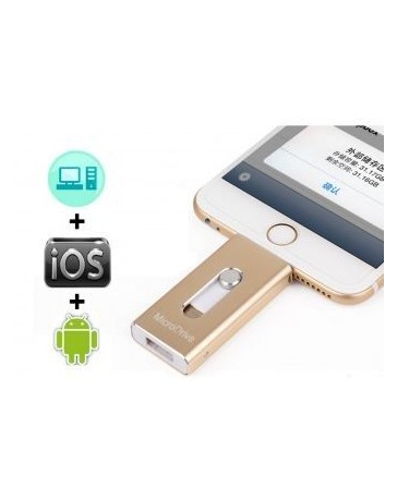 Memoria Usb iFlash 32gb 3 En 1 Iphone  Ipad - Android - Pc - Envío Gratuito