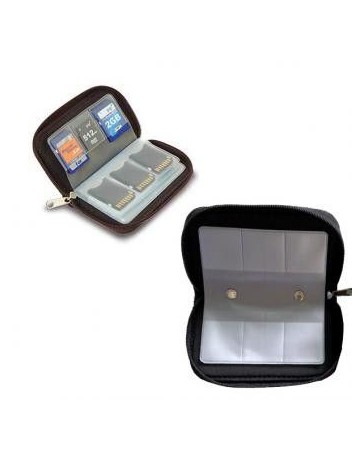 Pixnor Portátil de 22 ranuras SD SDHC MMC CF titular de la tarjeta de memoria Micro SD - Envío Gratuito