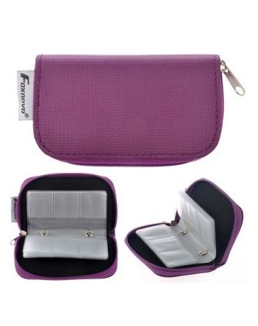 tarjeta de memoria micro SD con cremallera bolsa de almacenamiento (Púrpura) - Envío Gratuito