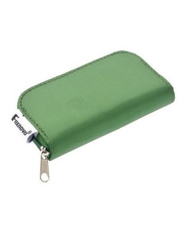 tarjeta de memoria micro SD con cremallera bolsa de almacenamiento (verde) - Envío Gratuito