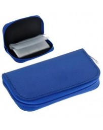 tarjeta de memoria Micro SD caja de la bolsa con cremallera bolsa de almacenamiento protector (azul) - Envío Gratuito