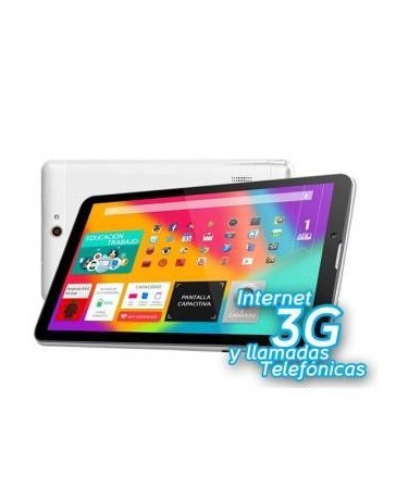 Celular Tableta Premium Stylos Cerea 3G Procesador Intel,Quad Core,1 Gb Ram, Doble Chip,7 Pulg-Blanca - Envío Gratuito