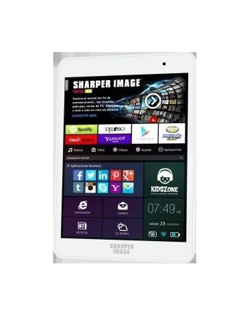 Tableta Marca Sharper Image Quad Core Modelo TSI-7844 7.85 Con Media HUB - Envío Gratuito