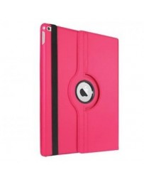 Kit Funda Giratoria para Tablet iPad Pro 12.9 Pulgadas Inc. Mica y Stylus-Rosa Fuerte - Envío Gratuito