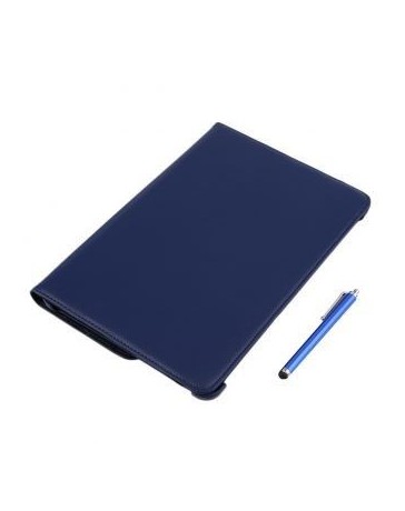 10.1  Funda de cuero giratoria de la PU para Samsung Galaxy Tab 2 P5100  P5110  P5113 Azul marino - Envío Gratuito