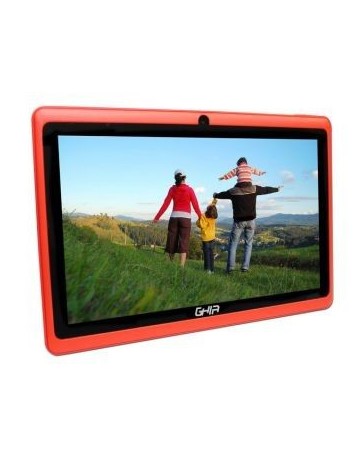 Pantalla Multi-touch De 7 Con 8 GB De Memoria Interna, Google Play Store Y Soporta MicroSD, Roja - Envío Gratuito