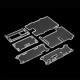 Para Raspberry Pi B + Modelo colorido de acrílico de alta calidad caja de Shell Caja Nuevo - Envío Gratuito