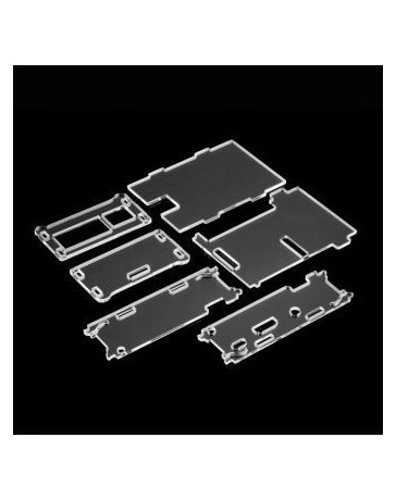 Para Raspberry Pi B + Modelo colorido de acrílico de alta calidad caja de Shell Caja Nuevo - Envío Gratuito