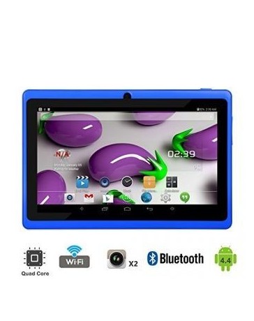 Quad Core Android 4.4 KitKat Tablet PC, Bluetooth, Dual Camera, Play Store Pre-installed, 2016 - Envío Gratuito