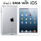 Reacondicionado Apple iPad 2 de 64GB iOS 4 Dual-core 1.0 GHz 9.7-Blanco EU plug - Envío Gratuito