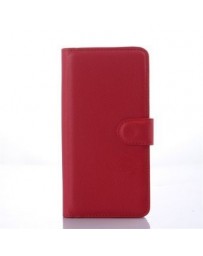 PopSKy Monedero Caso Con Cover Para HTC Desire 626 (Rojo) - Envío Gratuito