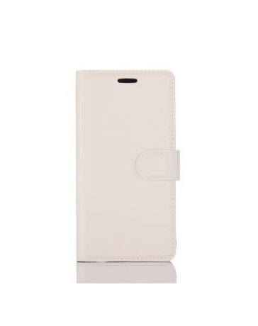 PopSKy Monedero Caso Con Cover HTC U PLAY (Blanco) - Envío Gratuito