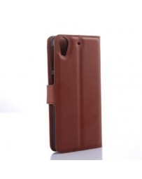 PopSKy Monedero Caso Con Cover Para HTC Desire 626 (Marron) - Envío Gratuito