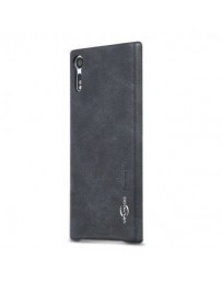 PopSky Monedero Phone Caso Carcasa Protección Para Sony Xperia XZ (Negro) - Envío Gratuito