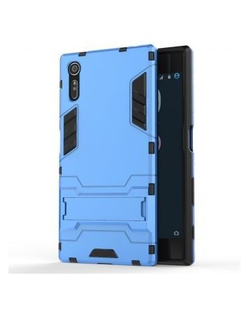 PopSky Caso De Aluminio De La Cubierta Del Capítulo Del Metal Para Sony Xperia X Compact (Azul - Envío Gratuito